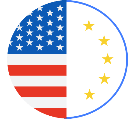 Distributed servers across US, Europe & India